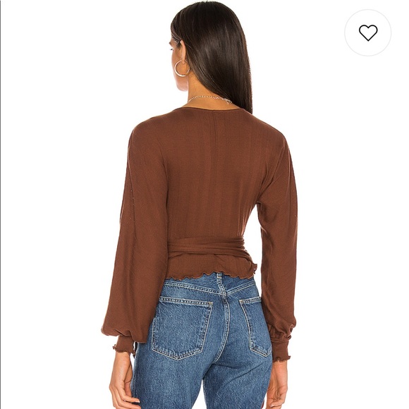 Revolve Morea Brown Longsleeve - size Small - NWT - Picture 3 of 5